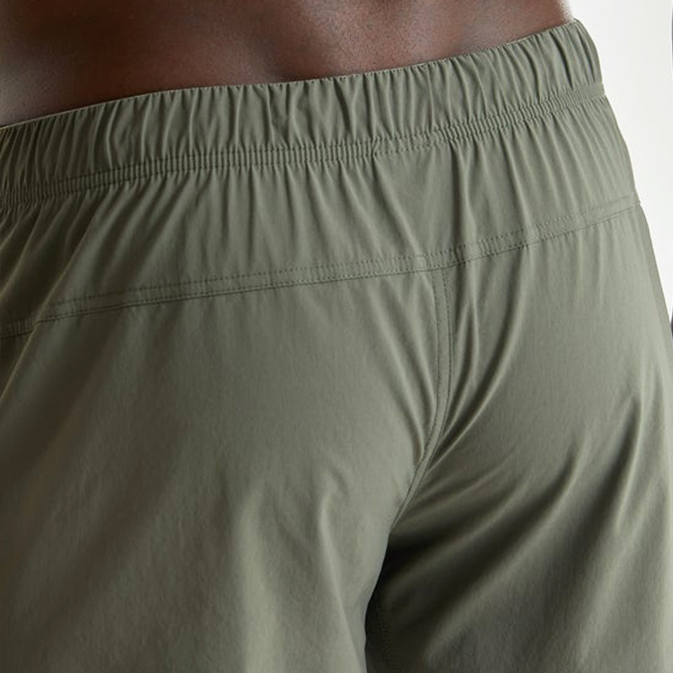 Wholesale Cool Dry Custom Fitness Drawstring Waist Men Gym Sports Nylon Shorts detail pictures