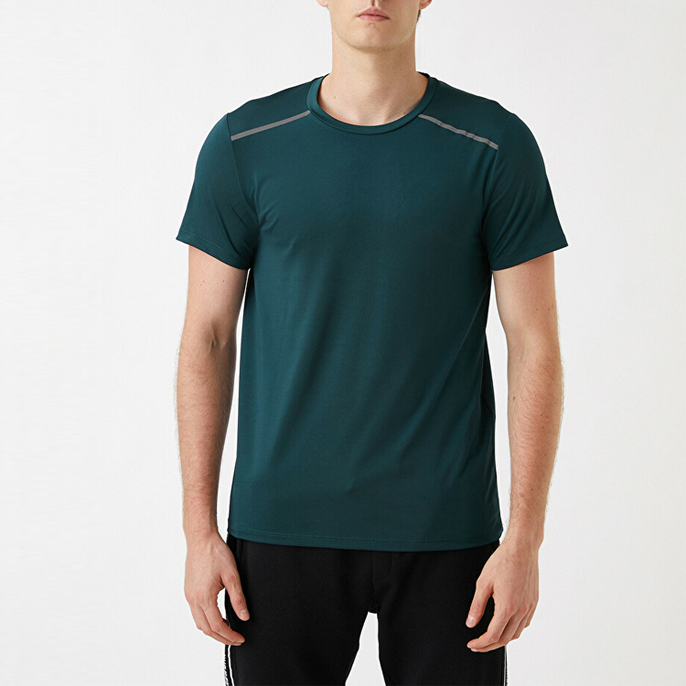 Custom Fitness Gym Wear Lightweight O Neck Workout Plain Short Sleeve Men T Shirt Custom Printing