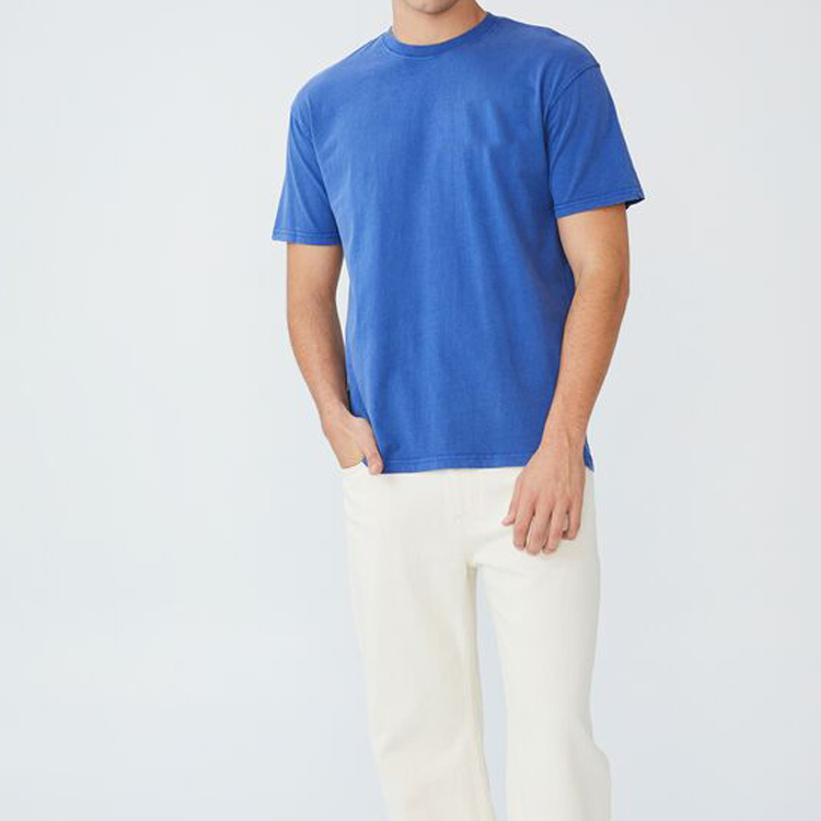 Wholesale High Quality Custom Printing Plain Workout Cotton T Shirts For Men detail pictures