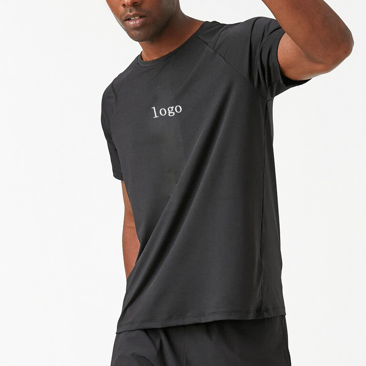 Wholesale Cool Dry Custom Logo Workout Fitness Gym Sports Men Plain T Shirts