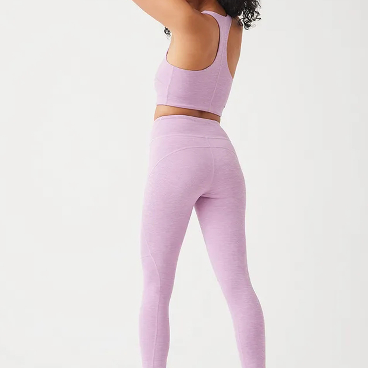 High Quality Stretchable Custom Gym Tops Women Racer Back Plain Crop Tank Tops detail pictures