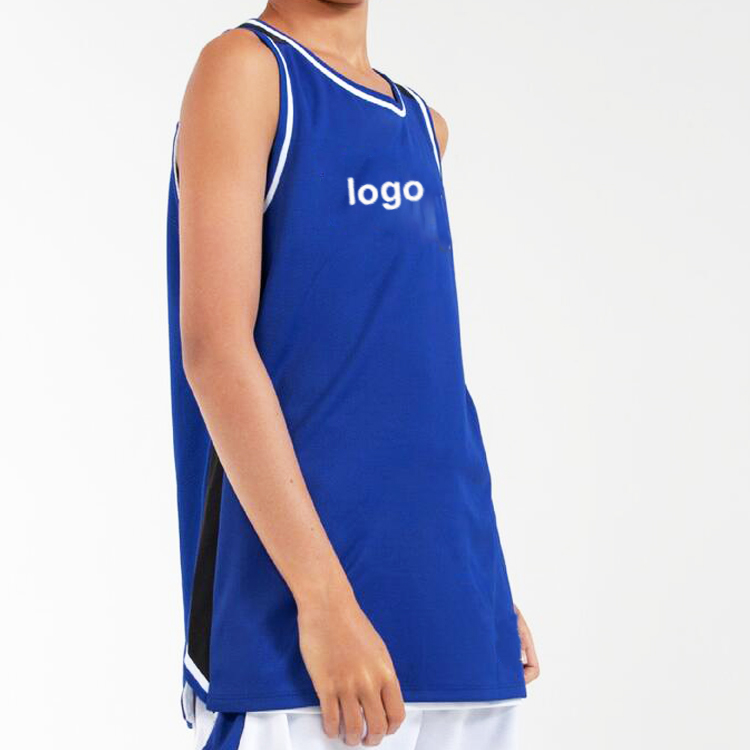Basketball Tank Top Wholesale Mesh Fabric Polyester Kids Tops