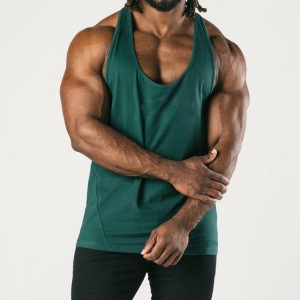 China wholesale Mens Yoga Pants Suppliers -
 Wholesale Custom Logo Sportswear Muscle Fit Pain Tank Tops Gym Running Stringer For Men – AIKA