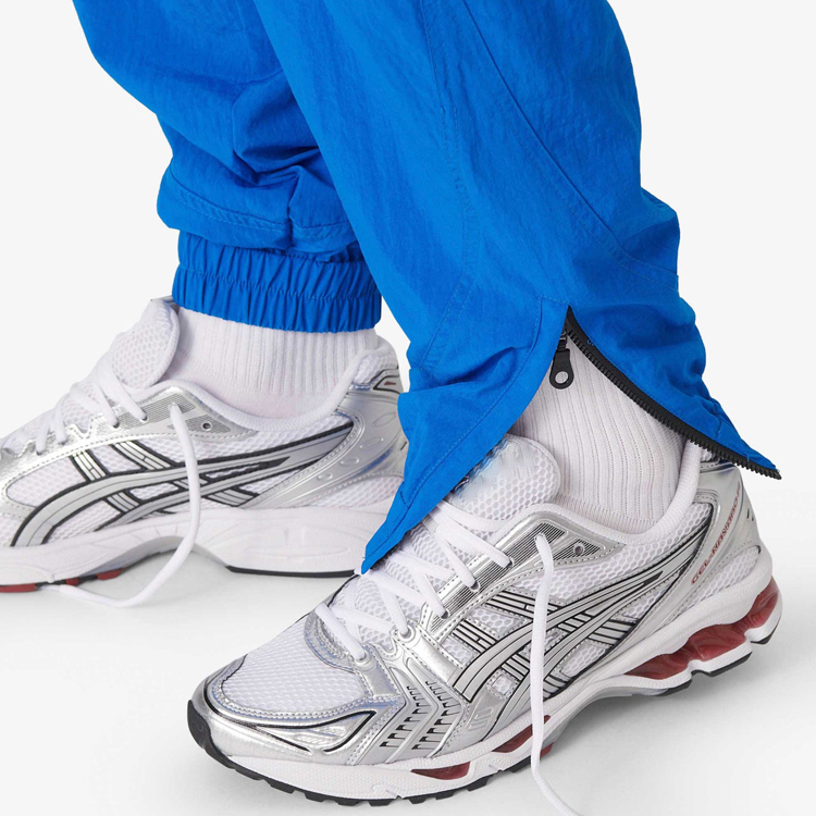 Lightweight Workout Custom Color Block Sports Gym Full Zip Nylon Tracksuits Set For Men detail pictures