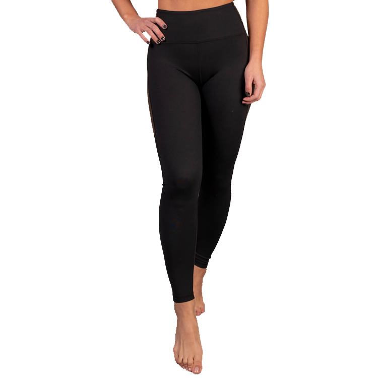 Wholesale Workout Contrast Gold Tights High Waist Gym Yoga Legging Pants For Women detail pictures