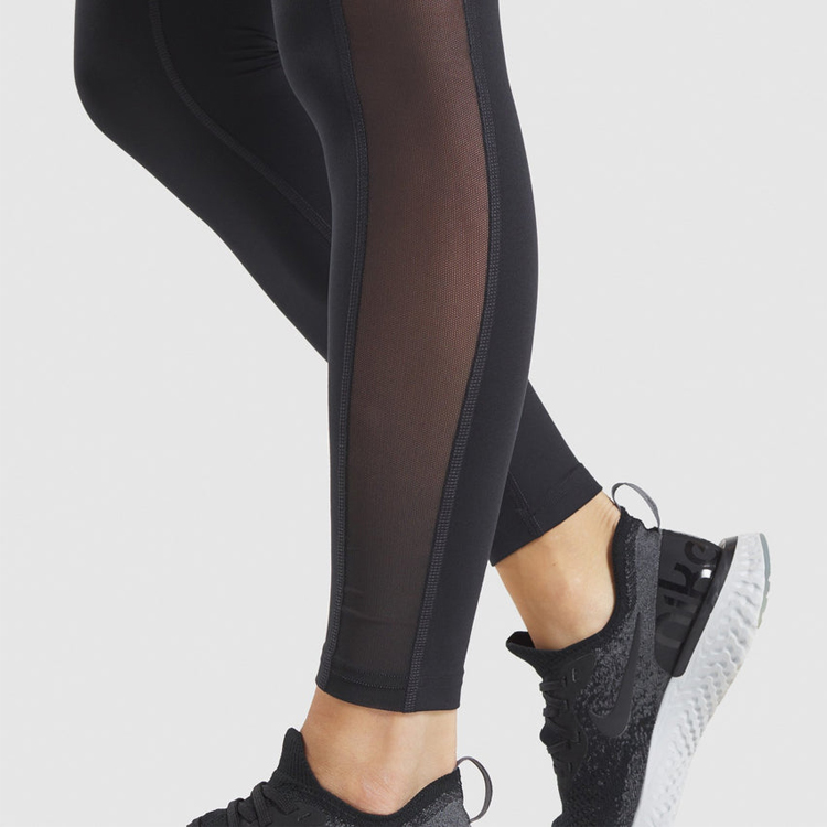 Factory Wholesale Compression Black Tights Active Yoga Pants Woman Fitness Leggings detail pictures