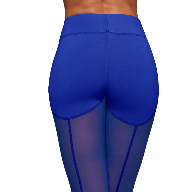 Custom Compression Mesh Bottom High Waist Gym Tights Women Yoga Pants Leggings detail pictures