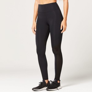 High Quality for Yoga Pants For Women -
 Wholesale Sweat Wicking Mesh Panel Custom Logo Women High Waist Gym Tights Yoga Leggings – AIKA