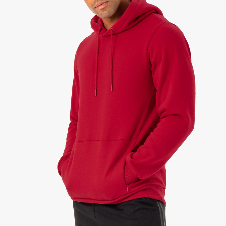 Wholesale Cotton Polyester Workout Blank Pullover Custom Plain Hoodies For Men detail pictures