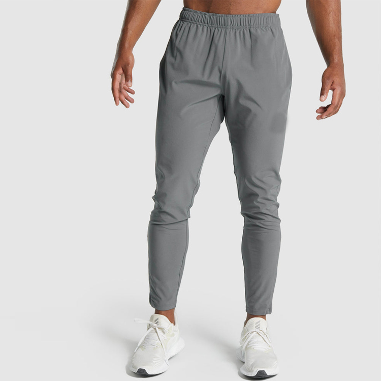 High Quality Four Way Stretch Drawstring Inside Slim Fit Nylon Jogger Pants For Men
