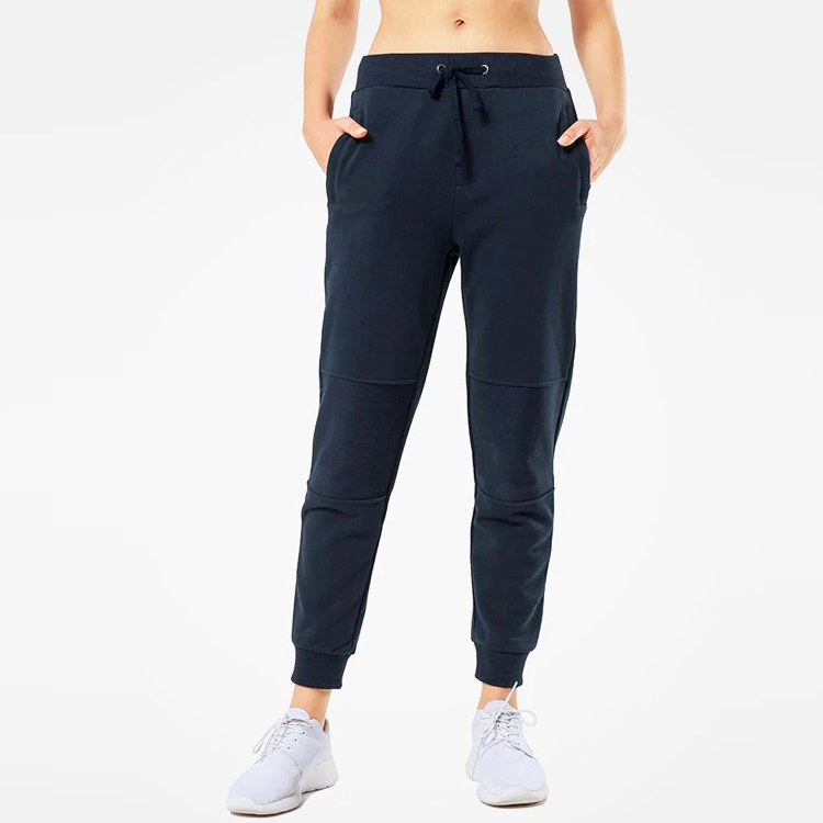 Private Label Drawstring Waist Workout Cotton Sweat Pants Custom Joggers For Women