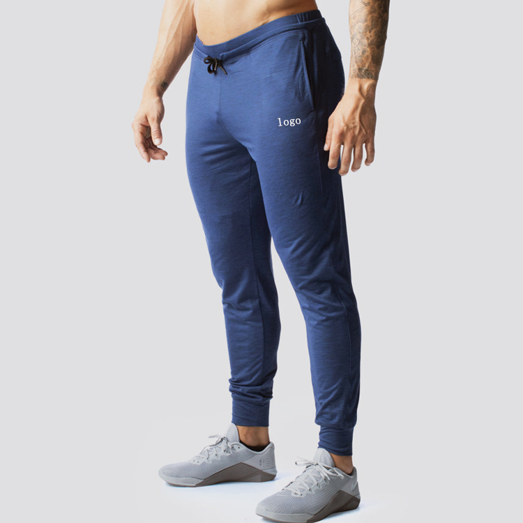 Best Sell Light Weight Polyester Drawstring Waist Custom Men Sports Slim Fit Joggers