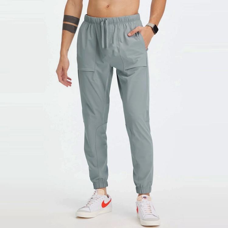 Light Weight Polyester Back Hanging Towel Custom Men Gym Workout Jogger Pants