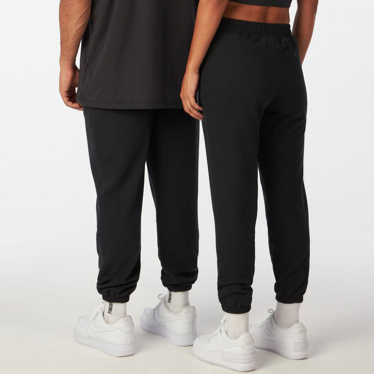 Factory Price Athletic Elastic Waist & Bottom Unisex Workout Sweat Jogger Pants For Women detail pictures