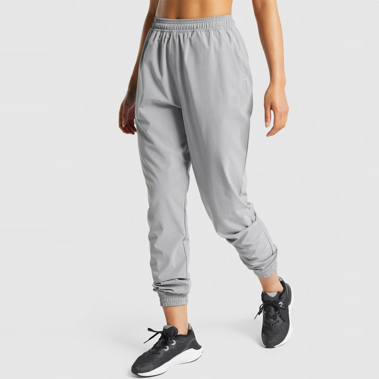 High Quality Stretchable Elastic Waist Women Custom Gym Tapered Sports Jogger Pants