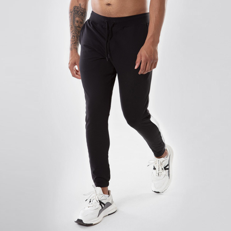 Factory Cheap Hot Men Sportswear Pants -
Custom Made Fitness Wear Slim Fit Workout Training Contrast Calf Panel Men Sports Joggers – AIKA detail pictures