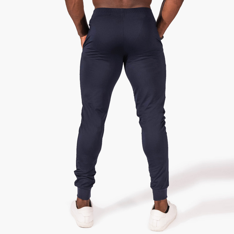 Wholesale 95%Cotton 5%Spandex Elastic Waist Slim Fit Sweat Pants Men Tapered Joggers detail pictures