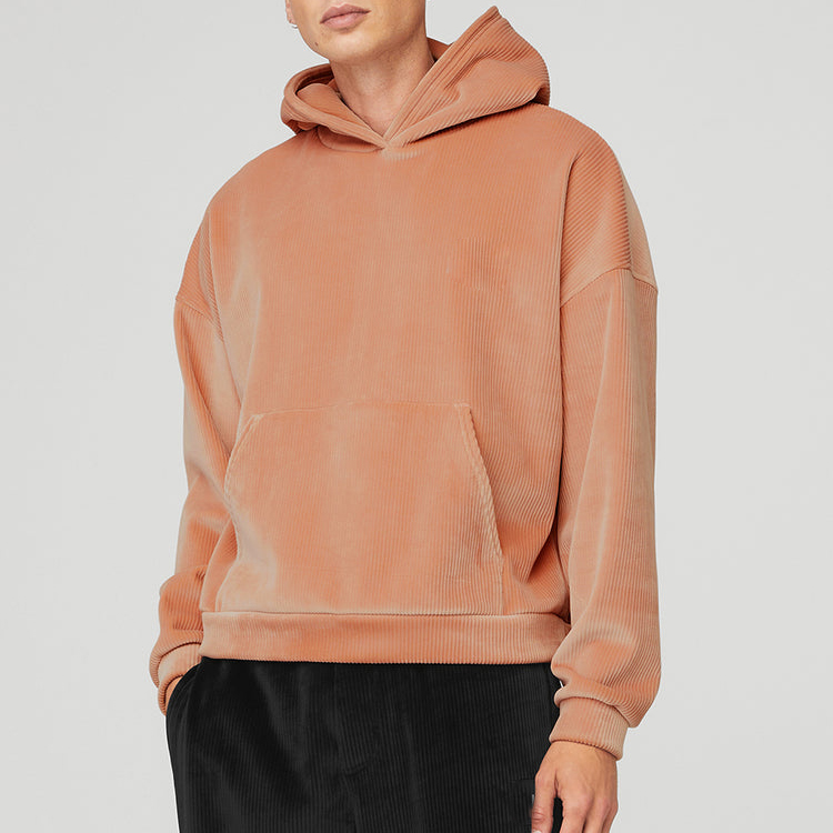 Wholesale Heavyweight Custom Winter Workout Pullover Velour Baller Hoodies For Men