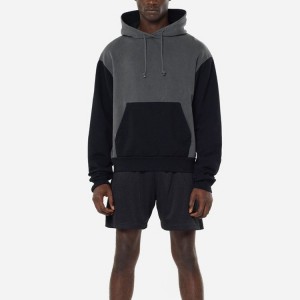 Hot Sale for Fitness Pants Wear -
 Custom Winter Wear Private Label Color Block Boy’s 100% Cotton Color Block Blank Pullovers Hoodies For Men – AIKA