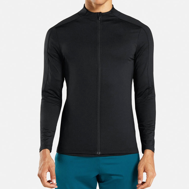 Hot Sell Lightweight Custom Training Full Zip Sports Gym Slim Fit Jacket For Men