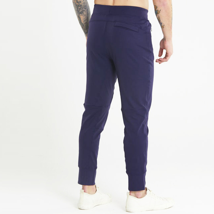 Lightweight Quick Dry Zipper Pocket Sports Track Pants Custom Gym Jogger Pants For Men detail pictures
