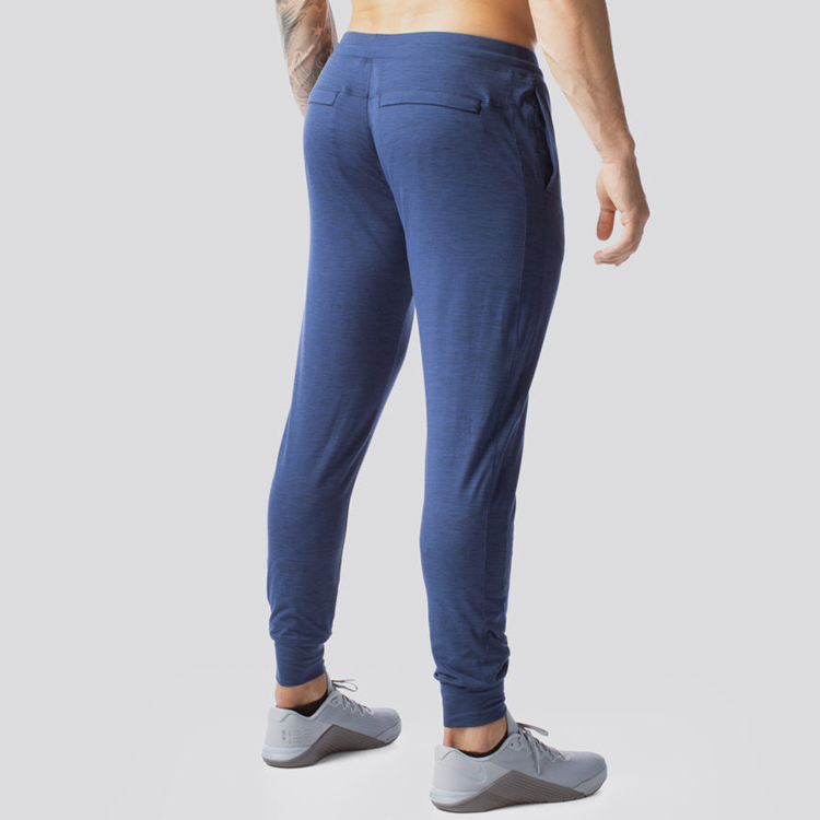 Best Sell Light Weight Polyester Drawstring Waist Custom Men Sports Slim Fit Joggers detail pictures
