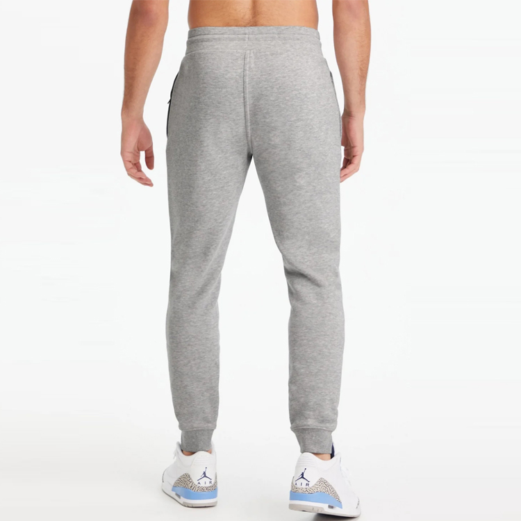 Factory Price Fleece Cotton Winter Workout Jogger Gym Sweat Pants For Men With Pocket detail pictures