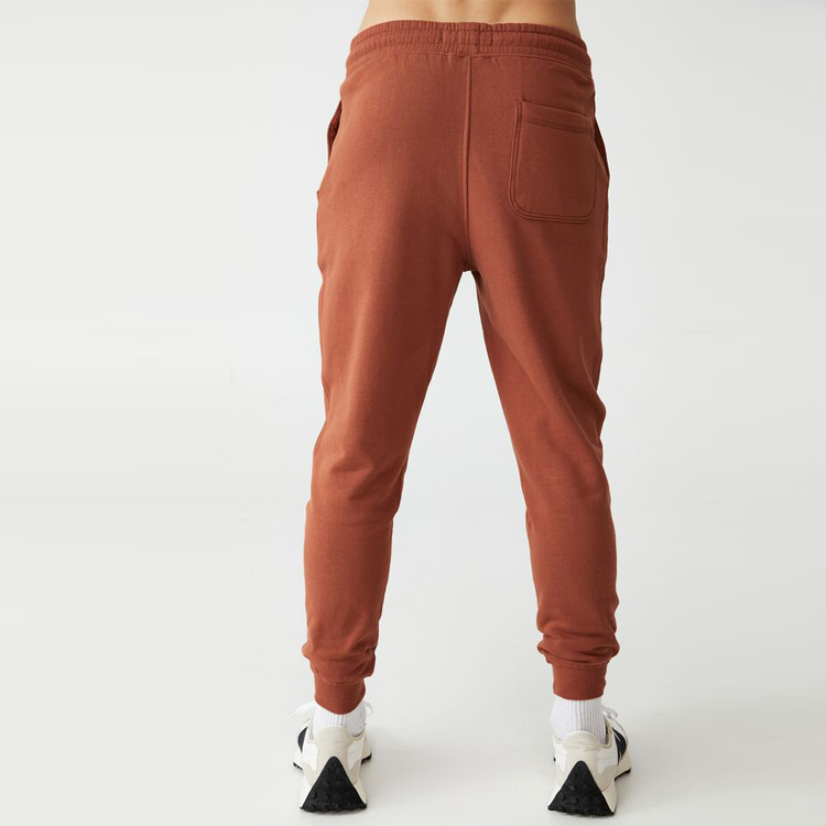 Top Sell OEM Drawstring Waist Cotton Polyester Slim Fit Sweat Jogger Pants For Men detail pictures