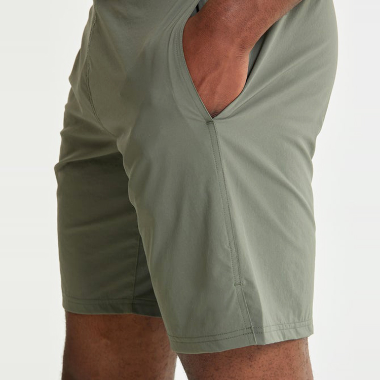 Wholesale Cool Dry Custom Fitness Drawstring Waist Men Gym Sports Nylon Shorts detail pictures
