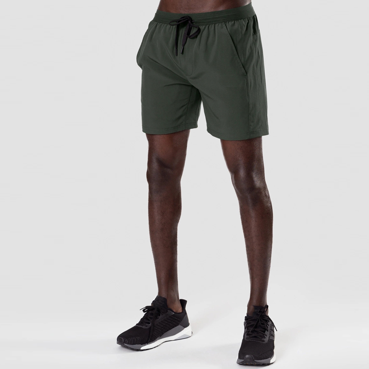 Custom High Quality Active Wear 100% Polyester Sportswear 2 in 1 Gym Sports Shorts For Men