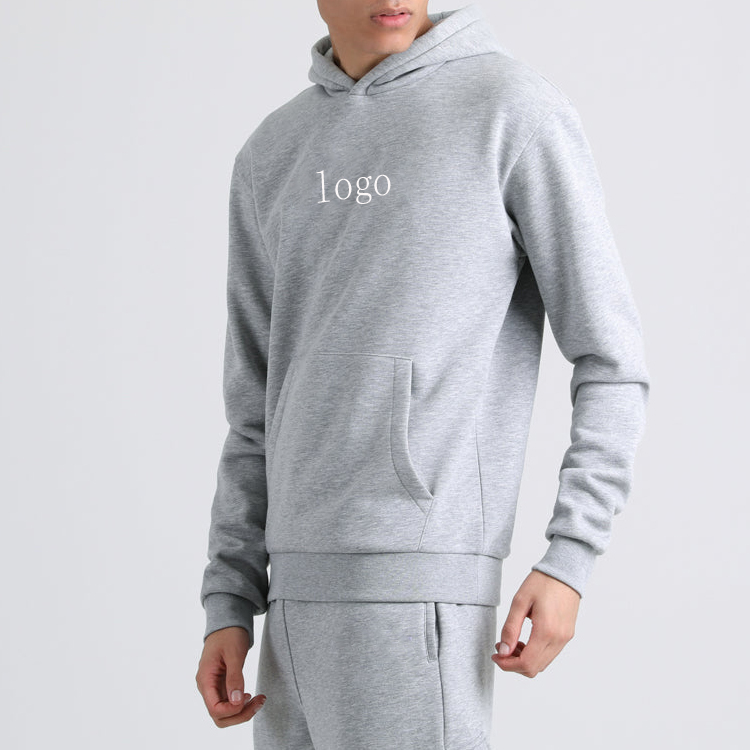 Wholesale Sport Running Custom Logo Mens Plain Track Sweatsuit Jogging Suits Sets detail pictures