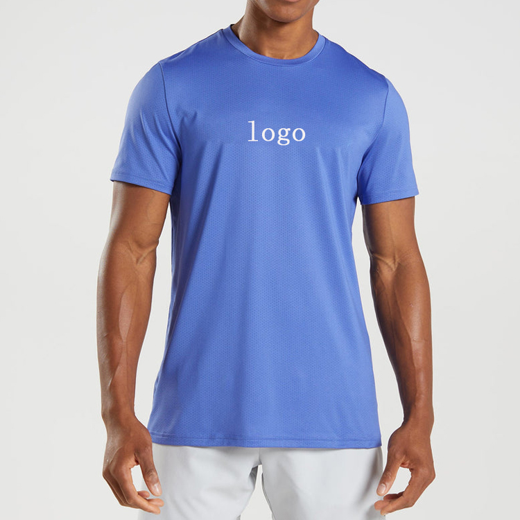 Custom High Quality Mesh Polyester Running Athletic Gym Sports T Shirts For Men