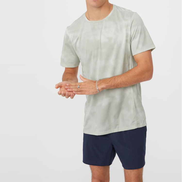 High Quality Custom Design Crew Neck Tie Dye Gym Sports Blank T Shirts For Men detail pictures