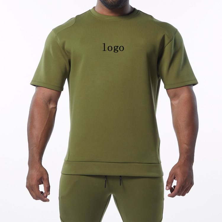 Factory Price Lightweight Crew Neck Plain Workout Sports T Shirts Custom Logo For Men