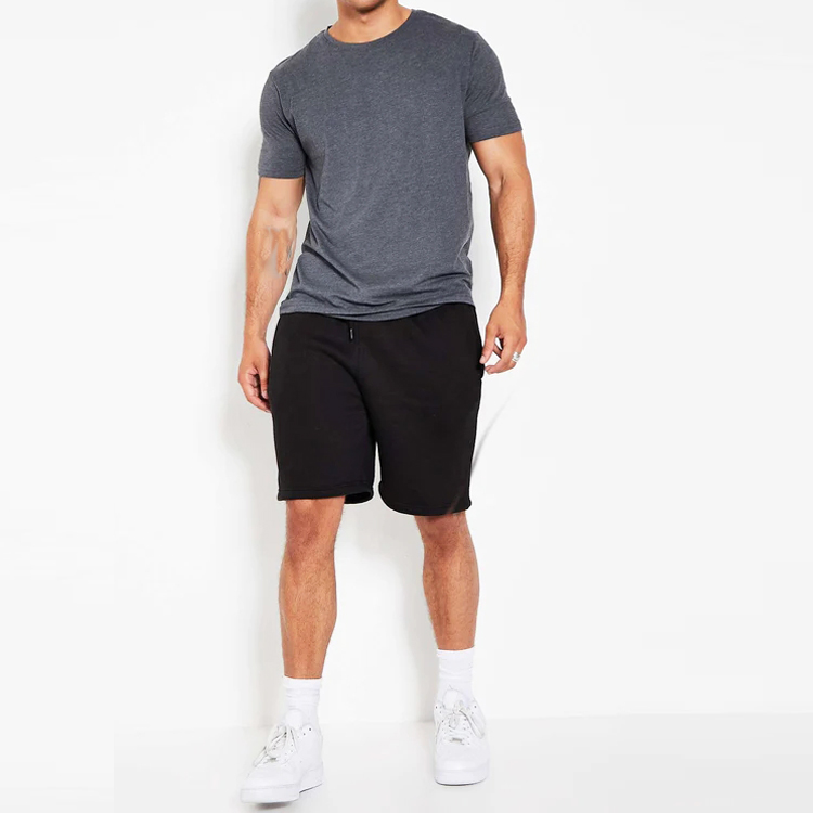 Wholesale High Quality Polyester Muscle Fitted Custom Logo Gym Workout T Shirts For Men detail pictures