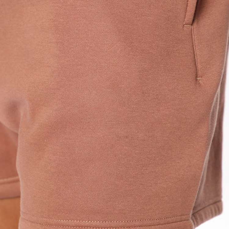 OEM Male Sport Jogger Set Custom Logo Quarter Zipper Sweatshirts Shorts Tracksuit Set detail pictures