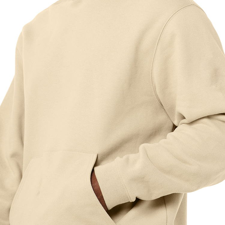 Wholesale Custom 400gsm Cotton Polyester Oversize Pullover Blank Hoodies For Men detail pictures