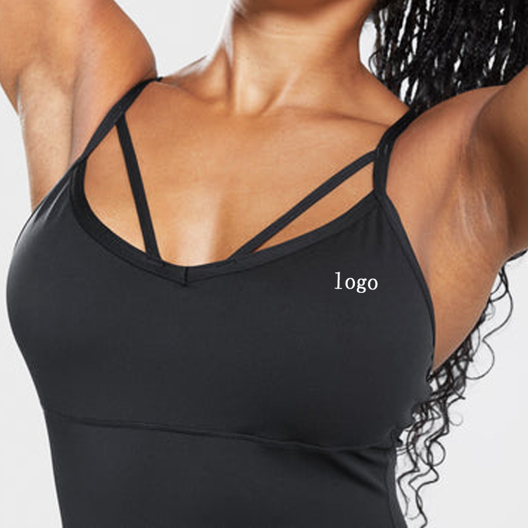 Wholesale Fitness Sexy Bodysuit Women Yoga Sport One Piece Slim Fit Shorts Jumpsuit detail pictures