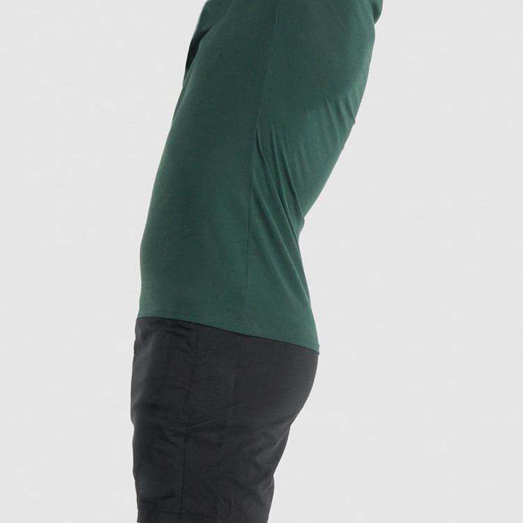 Best Selling Custom Logo Long Sleeve Muscle Training Gym Sport Cotton Compression T Shirts detail pictures