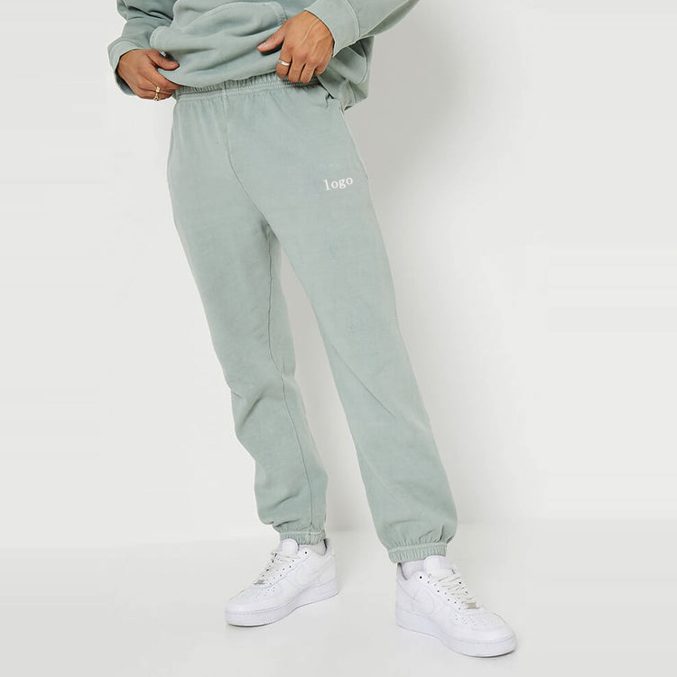 Wholesale 60% Cotton 40%Polyester Custom Plain Jogger Sweatsuit Set For Men detail pictures