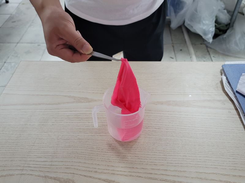 Test color Fastness
