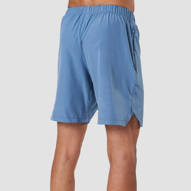 Customized High Quality Zipper Pocket Athletic Shorts Cool Dry Fitness Gym Shorts For Men detail pictures