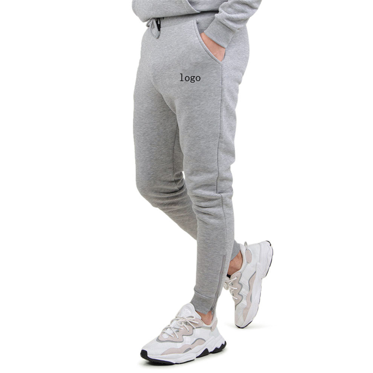 Wholesale Custom Cotton Polyester Essential Skinny Sports Men Slim Fit Jogger Pants detail pictures