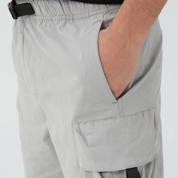 New Design Custom Printing Active Gym Nylon Urban Short For Men With Cargo Pocket detail pictures