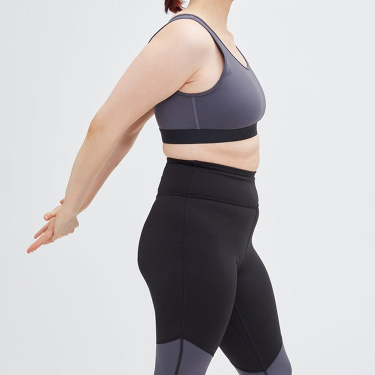 High Quality Stretchable Color Block Scoop Push Up Women Yoga Sports Bra Custom Printing detail pictures