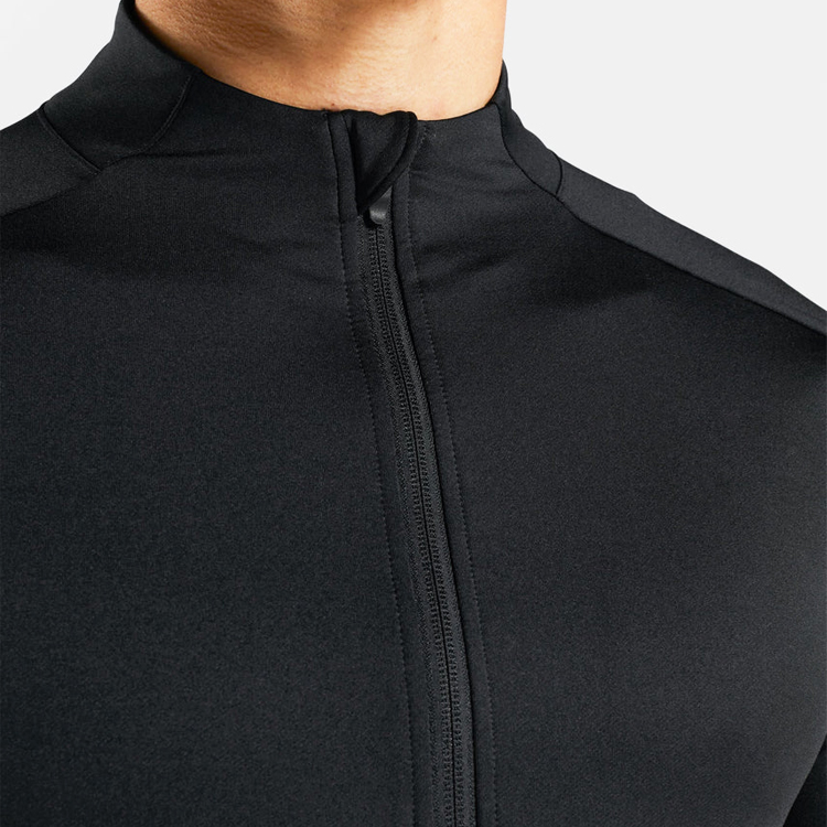 Hot Sell Lightweight Custom Training Full Zip Sports Gym Slim Fit Jacket For Men detail pictures