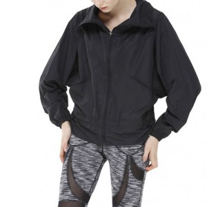 Wholesale Women Sports Leggings -
 Best Seller Lightweight Polyester Windproof Adjustable Waist Women Gym Sports Full Zip Windbreaker Jacket – AIKA