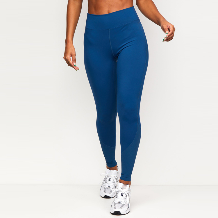 Custom Sweat Wicking High Waist Compression Workout Tights Yoga Leggings For Women detail pictures