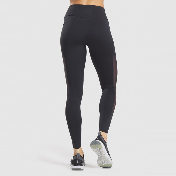 Factory Wholesale Compression Black Tights Active Yoga Pants Woman Fitness Leggings detail pictures