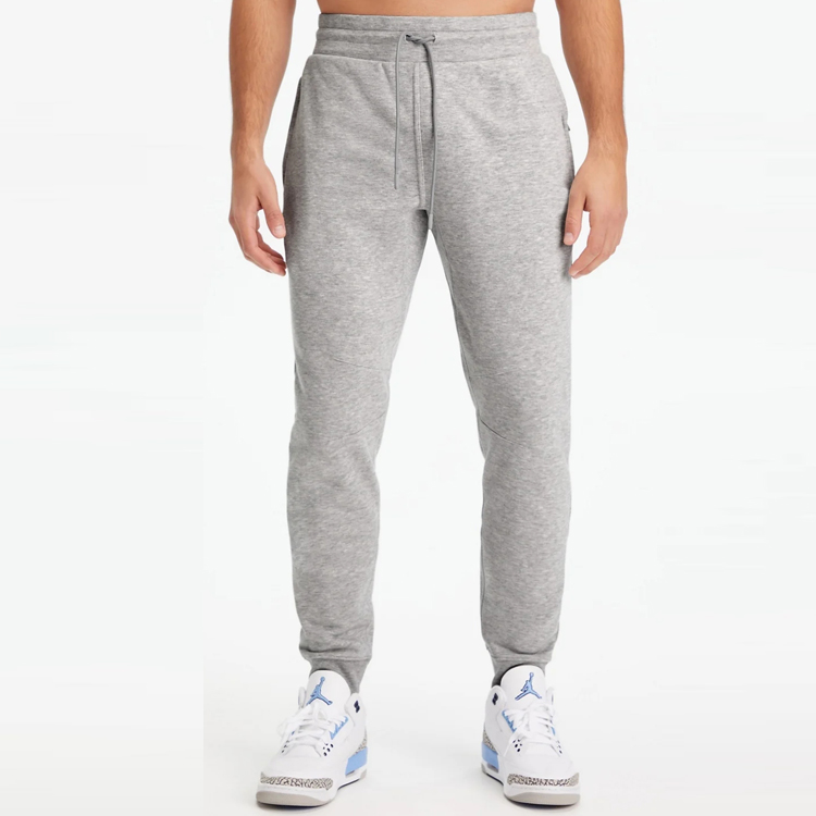 Factory Price Fleece Cotton Winter Workout Jogger Gym Sweat Pants For Men With Pocket detail pictures